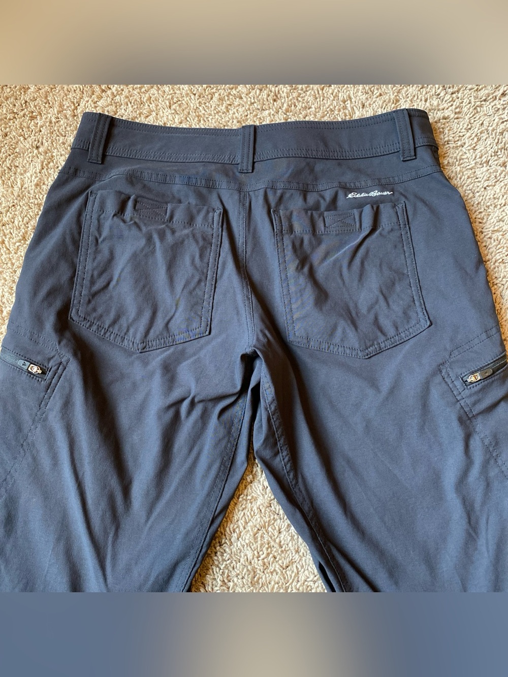 Eddie Bauer First Ascent Guide Pro Pants Mens 32x34 Black Outdoor Hiking Tech - Picture 8 of 10